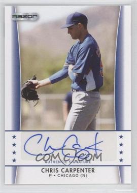 2010 Razor Autographs - [Base] #CC - 5 - Chris Carpenter