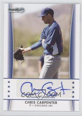 2010 Razor Autographs - [Base] #CC - 5 - Chris Carpenter