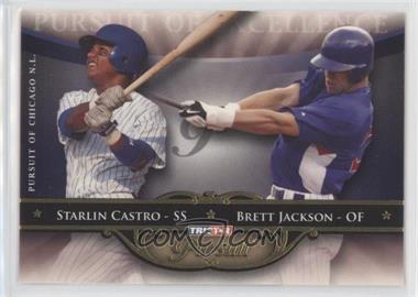 2010 TRISTAR Pursuit - [Base] - Gold #159 - Starlin Castro, Brett Jackson /50 [Good to VG‑EX]