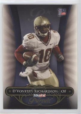 2010 TRISTAR Pursuit - [Base] - Gold #35.2 - D'Vontrey Richardson (Square Around Number) /50