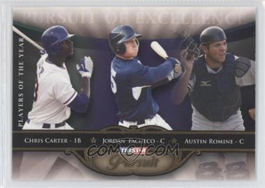 2010 TRISTAR Pursuit - [Base] - Gold #72 - Chris Carter, Jordan Pacheco, Austin Romine /50