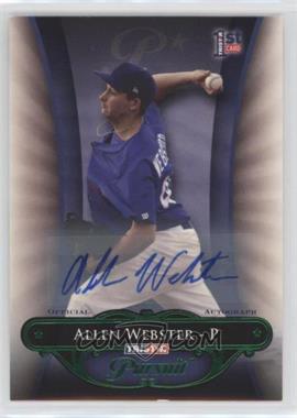 2010 TRISTAR Pursuit - [Base] - Green Autographs #132 - Allen Webster /25 [Noted]