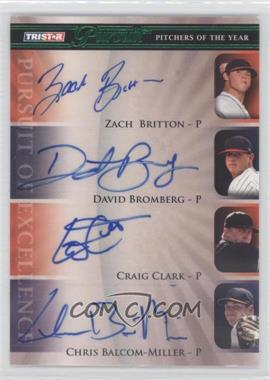 2010 TRISTAR Pursuit - [Base] - Green Autographs #154 - Zach Britton, David Bromberg, Craig Clark, Chris Balcom-Miller /25