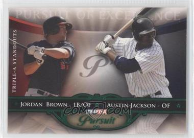 2010 TRISTAR Pursuit - [Base] - Green #73 - Austin Jackson, Jordan Brown /25