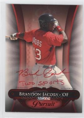 2010 TRISTAR Pursuit - [Base] - Red Autographs Red Ink #40 - Brandon Jacobs /5