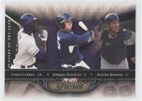 Chris Carter, Jordan Pacheco, Austin Romine