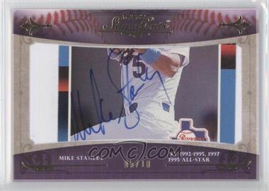 2010 TRISTAR Signa Cuts Cut Autographs - [Base] - Gold #_MIST - Mike Stanley /10