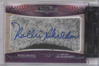 2010 TRISTAR Signa Cuts Cut Autographs - [Base] - Silver #_ROSH - Rollie Sheldon /25