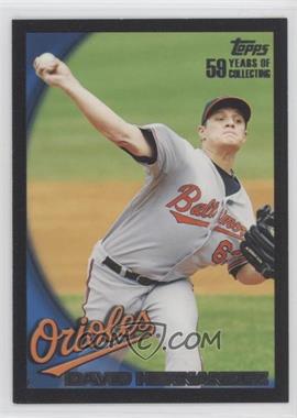 2010 Topps - [Base] - Black #45 - David Hernandez /59