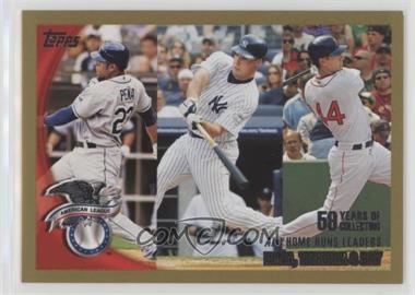 2010 Topps - [Base] - Gold #138 - League Leaders - Carlos Pena, Mark Teixeira, Jason Bay /2010