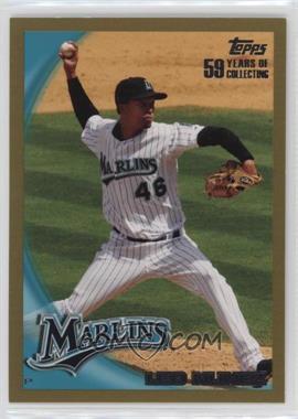 2010 Topps - [Base] - Gold #246 - Leo Nunez /2010