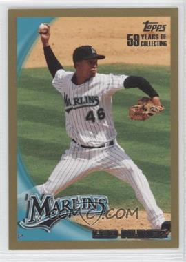 2010 Topps - [Base] - Gold #246 - Leo Nunez /2010