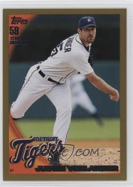 2010 Topps - [Base] - Gold #615 - Justin Verlander /2010