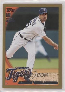 2010 Topps - [Base] - Gold #615 - Justin Verlander /2010