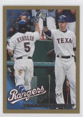 2010 Topps - [Base] - Gold #645 - Texas Rangers /2010