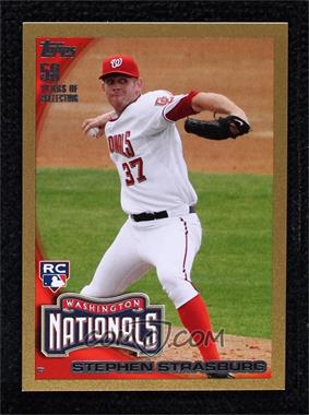 2010 Topps - [Base] - Gold #661 - Stephen Strasburg (Arm Back) /2010