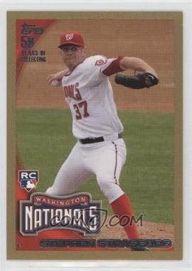 2010 Topps - [Base] - Gold #661 - Stephen Strasburg (Arm Back) /2010