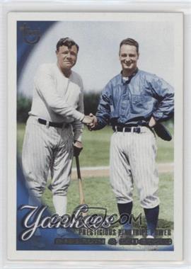 2010 Topps - [Base] - Target Retro #637 - Checklist - Babe Ruth, Lou Gehrig