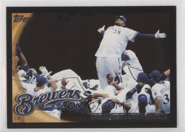 2010 Topps - [Base] - Wal-Mart Black #1 - Prince Fielder