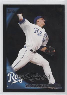 2010 Topps - [Base] - Wal-Mart Black #50 - Zack Greinke