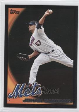 2010 Topps - [Base] - Wal-Mart Black #573 - Johan Santana