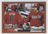 Checklist - Justin Upton, Mark Reynolds #/399