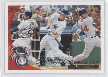 2010 Topps - [Base] #138 - League Leaders - Carlos Pena, Mark Teixeira, Jason Bay