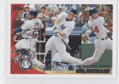 2010 Topps - [Base] #138 - League Leaders - Carlos Pena, Mark Teixeira, Jason Bay