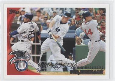 2010 Topps - [Base] #138 - League Leaders - Carlos Pena, Mark Teixeira, Jason Bay