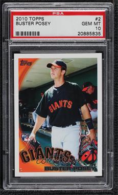 2010 Topps - [Base] #2 - Buster Posey [PSA 10 GEM MT]