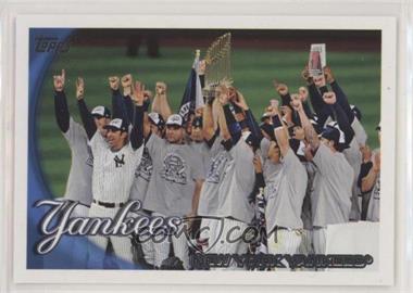 2010 Topps - [Base] #470 - New York Yankees [EX to NM]