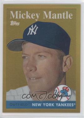 2010 Topps - Factory Set Mickey Mantle Chrome Reprints - Gold #1 - Mickey Mantle