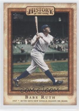 2010 Topps - History of the Game #HOTG10 - Babe Ruth