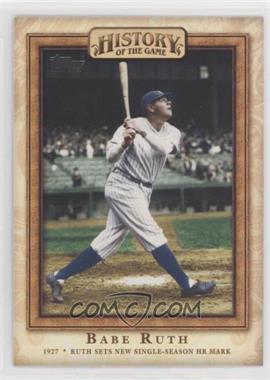 2010 Topps - History of the Game #HOTG10 - Babe Ruth