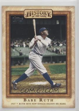 2010 Topps - History of the Game #HOTG10 - Babe Ruth