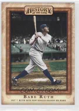 2010 Topps - History of the Game #HOTG10 - Babe Ruth