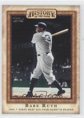 2010 Topps - History of the Game #HOTG11 - Babe Ruth