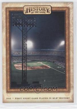 2010 Topps - History of the Game #HOTG12 - First Night Game Played in MLB History (Crosley Field)
