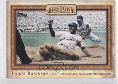 2010 Topps - History of the Game #HOTG15 - Jackie Robinson