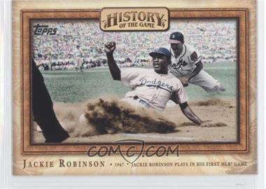 2010 Topps - History of the Game #HOTG15 - Jackie Robinson