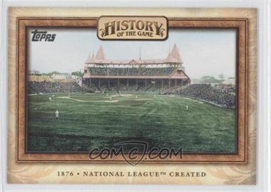 2010 Topps - History of the Game #HOTG3 - National League Created