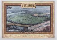 First World Series Championship Game Played