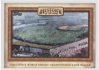 First World Series Championship Game Played