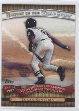 2010 Topps - History of the World Series #HWS20 - Edgar Renteria