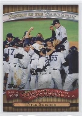 2010 Topps - History of the World Series #HWS25 - Nick Swisher