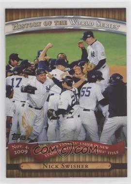 2010 Topps - History of the World Series #HWS25 - Nick Swisher