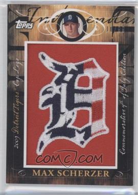 2010 Topps - Jumbo Packs Manufactured Hat Logo Relic #MHR-190 - Max Scherzer /99