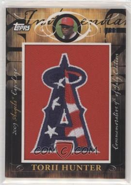 2010 Topps - Jumbo Packs Manufactured Hat Logo Relic #MHR-205 - Torii Hunter /99