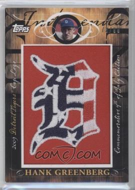 2010 Topps - Jumbo Packs Manufactured Hat Logo Relic #MHR-387 - Hank Greenberg /99