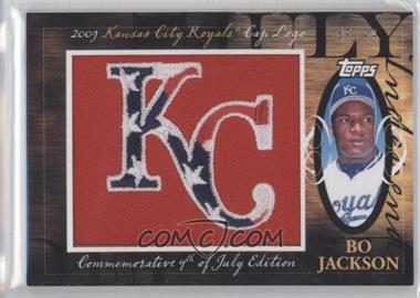 2010 Topps - Jumbo Packs Manufactured Hat Logo Relic #MHR-409 - Bo Jackson /99